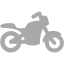 dark gray motorcycle icon