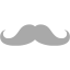 dark gray mustache 2 icon