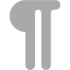 dark gray pi icon