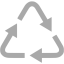 dark gray recycling icon