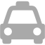 dark gray taxi icon