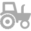 dark gray tractor icon