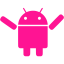 deep pink android 4 icon