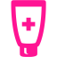 deep pink antiseptic cream icon