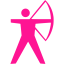 deep pink archery icon