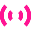 deep pink audio icon