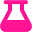 deep pink beaker icon