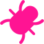 deep pink bug 2 icon