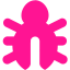 deep pink bug 3 icon