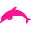 deep pink dolphin icon