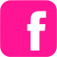 deep pink facebook 6 icon