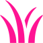 deep pink grass icon