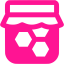 deep pink honey icon