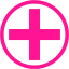 deep pink hospital 4 icon