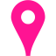 deep pink marker icon