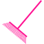 deep pink rake icon