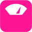 deep pink scale icon