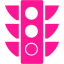 deep pink semaphore 2 icon