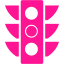 deep pink semaphore icon