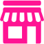 deep pink shop icon