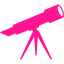 deep pink telescope icon