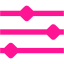 deep pink timeline icon