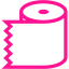 deep pink toilet paper 3 icon