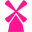 deep pink windmill 4 icon