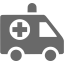 dim gray ambulance 2 icon