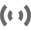 dim gray audio icon