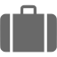 dim gray baggage icon