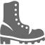 dim gray boots icon