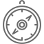 dim gray compass 2 icon