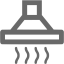 dim gray cooker hood icon