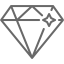 dim gray diamond icon