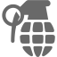 dim gray grenade icon