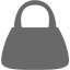 dim gray purse icon