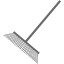 dim gray rake icon