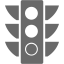 dim gray semaphore 2 icon