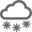 dim gray snow icon