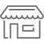 dim gray store icon