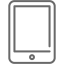 dim gray tablet 2 icon