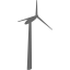 dim gray windmill 3 icon