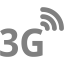 gray 3g icon