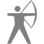 gray archery icon