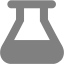 gray beaker icon