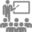 gray classroom icon