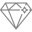 gray diamond icon