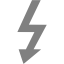 gray electricity icon