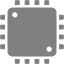 gray processor icon